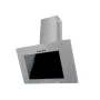 Kopffreihaube MAAN Vertical PG 50 satinierte Oberfläche 50 cm, Stahlgehäuse, mechanische Frontsteuerung