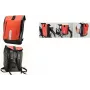 Fahrradtasche FISCHER 86282 wasserdicht rot/schwarz PVC-Polyester, Einzeltasche