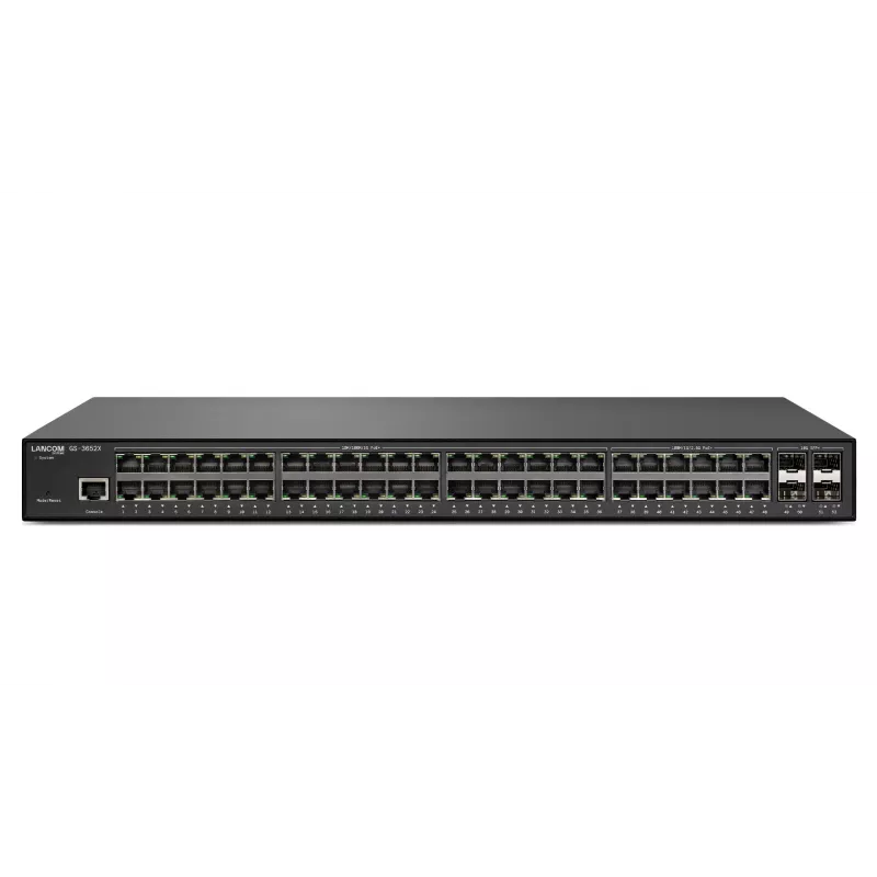 Lancom GS-3628XUP, L3, 2.5G Ethernet (100/1000/2500), Power over Ethernet (PoE), Rack-Installation, 1U