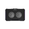 FURY GUNBAI G3 Laptop-Kühler 14.1–17.3 Zoll mit 2 Lüftern, RGB-Beleuchtung, 2× USB