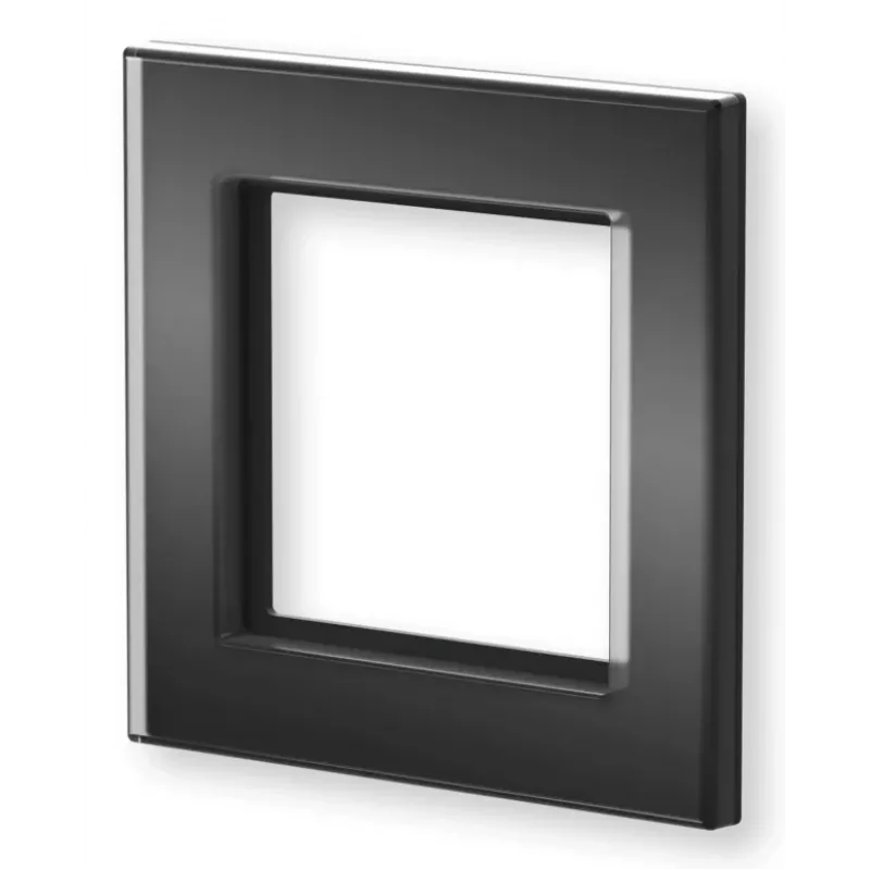 eQ-3 Homematic IP Glasrahmen 1-fach, Schwarz (162148A1)