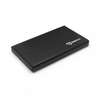 Sbox HDC-2562B 2,5 Zoll externes HDD-Gehäuse Blackberry Black