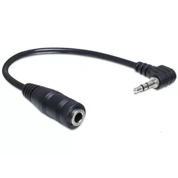 Audiokabel DeLOCK 65397 0,14 m 2,5 mm Stecker auf 3,5 mm Buchse Schwarz