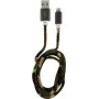 LC-POWER Kabel USB-Lightning-1M-5 1m Woodland Camo, USB-A auf Lightning (LC-C-USB-LIGHTNING-1M-5)