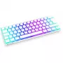 Thock Compact Wireless Pudding Onyx White, Gaming-Tastatur Weiß, DE-Layout, Kailh Box Red