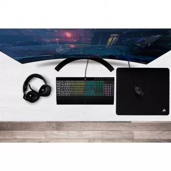 Corsair K55 RGB PRO Gaming-Tastatur USB QWERTZ Deutsch Schwarz
