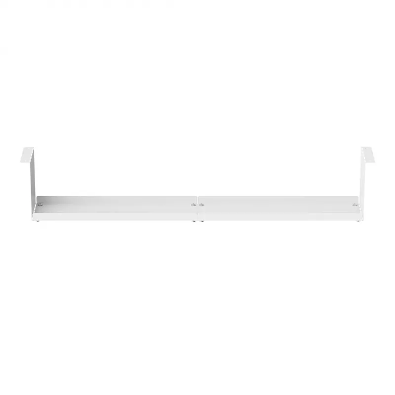 Maclean kompakter Kabelorganizer unter dem Schreibtisch, max. Belastung 5 kg, weiß, MC-107 W