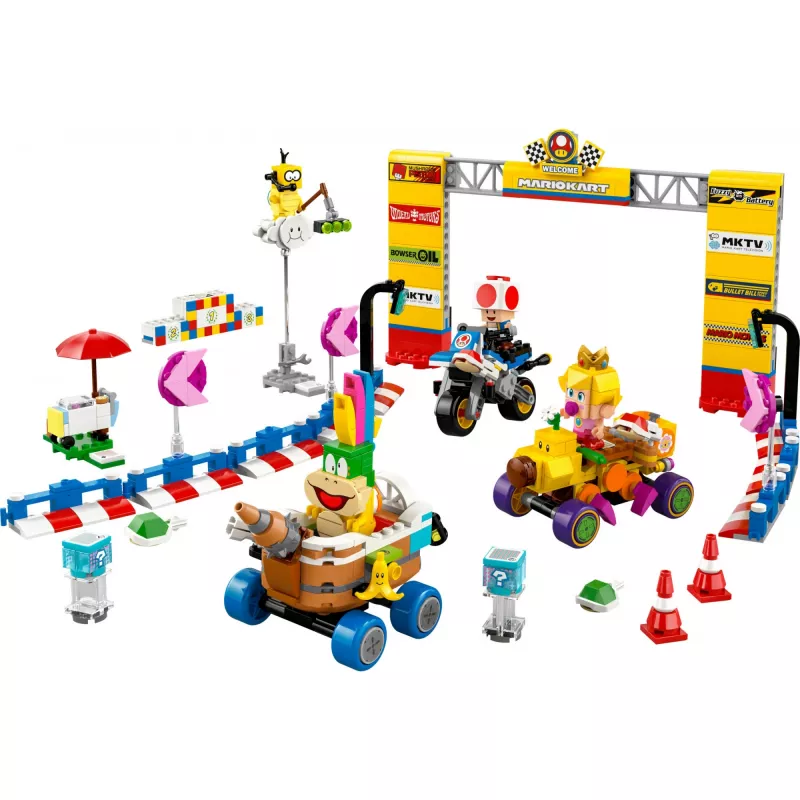 Bricks Mario Kart - Baby Peach & Grand Prix Set