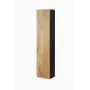 Cama geschlossen Schrank VIGO '180' 180/40/30 schwarz/Wotan-Eiche