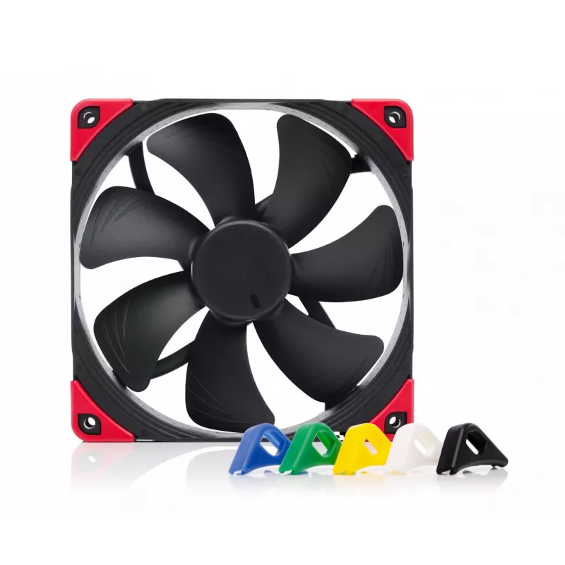 140 mm Noctua NF-A14 PWM chromax.Schwarz.swap Gehäuselüfter, 12V, 300–1500 RPM, PWM, 140.2 m³/h, 24.6 dB