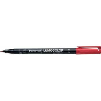 Permanentmarker Rundspitze Staedtler 313-2 Rot 10 Stück