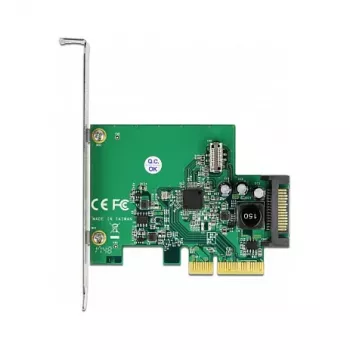 DeLOCK PCI Express x4 Karte auf 1 x interner USB 3.2 Gen 2 Key B 20-polig Buchse
