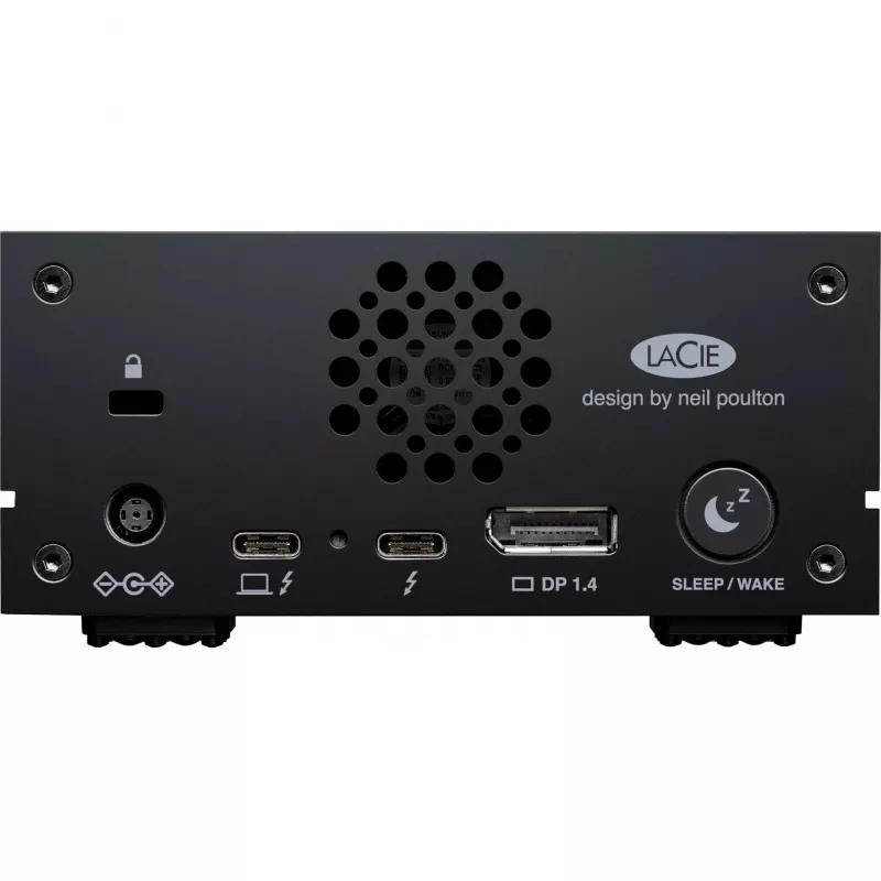 LACIE 1big Dock 8 TB Thunderbolt 3 + USB 3.1 8,9 cm 3,5 Zoll für MAC PC grau