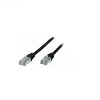 Netzwerkkabel S/CONN Cat5e F/UTP (FTP) RJ45-RJ45, Stecker-Stecker, 5 m, Schwarz