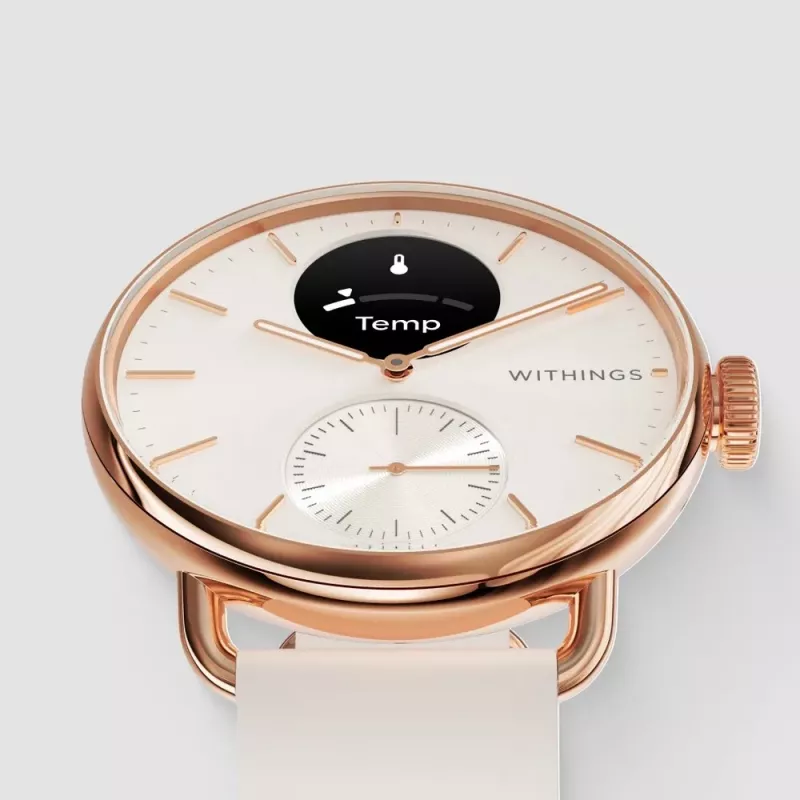 Withings ScanWatch 2 Hybrid-Smartwatch mit Armband