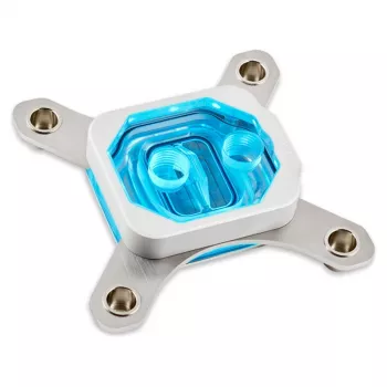 Wasserblock Aqua-Computer 21871 — Acetal/Aluminium-Konstruktion, 94×94×22 mm