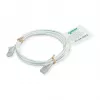 ROLINE GREEN UTP Patchkabel Cat.6A (Klasse EA), LSOH, schlank, Blau, 0,15 m
