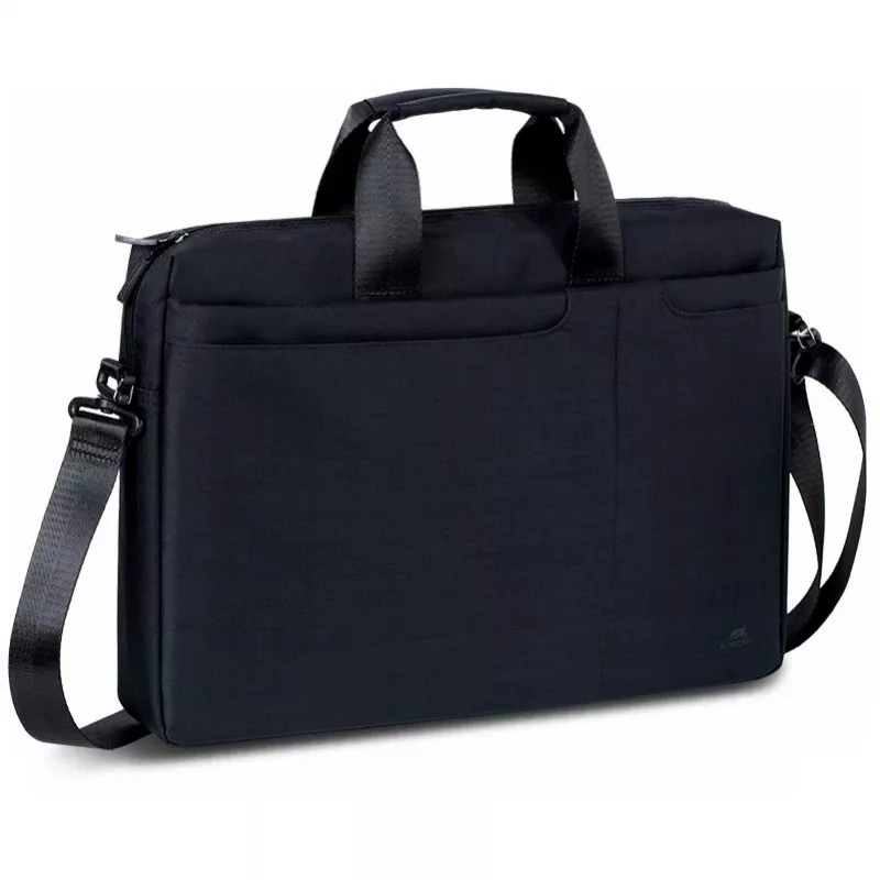 Umhängetasche Rivacase Biscayne 39,6 cm (15,6 Zoll) Schwarz