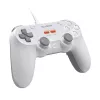Kabelgebundener Gamecontroller GameSir T3 Lite WT Weiß – ergonomischer kabelgebundener Controller, kompatibel mit PC