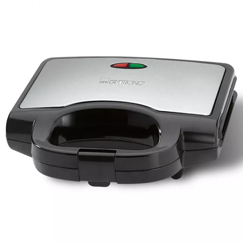 Clatronic ST 3778 Sandwichmaker 750 W Schwarz, Edelstahl