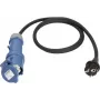 Stromkabel AS Schwabe 1,5 m H07RN-F 3G2,5 mit CEE 16A Kupplung und Schuko-Stecker 250V