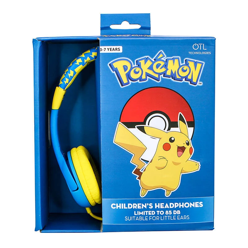 Kabelgebundene Kopfhörer für Kinder OTL Pokémon Pikachu (blau-gelb)