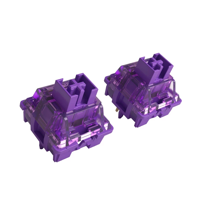 Akko V3 Pro Lavender Purple mechanischer Schalter, 5-Pin, taktil, MX Stem, 40 g, 45 Stück