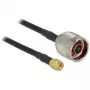 Koaxialkabel CFD200 DeLOCK 89419 7,5 m SMA Schwarz