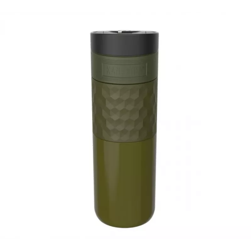 Thermalbecher Kambukka Etna Grip 500 ml, Edelstahl-Vakuum, auslaufsicher, grün, 7,1 cm Durchmesser