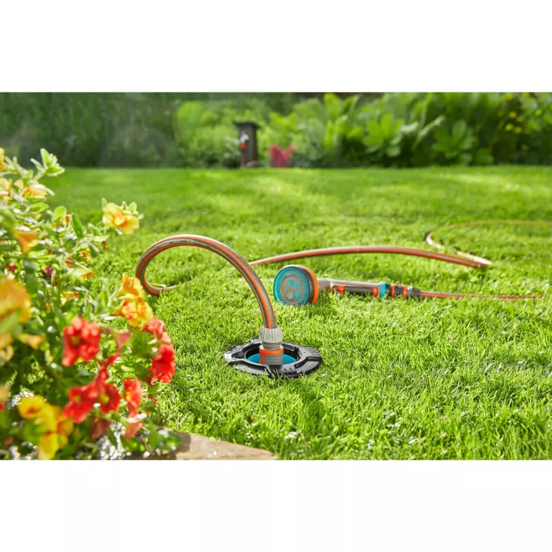 Kreisförmiger Wassersprenger Gardena 8270-20 Kunststoff Schwarz