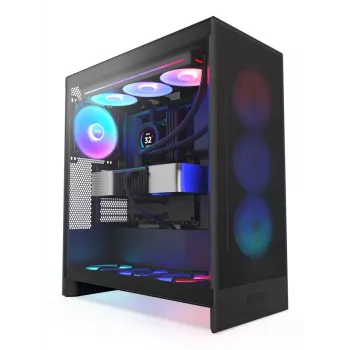 NZXT H7 Flow RGB Midi Tower Schwarz
