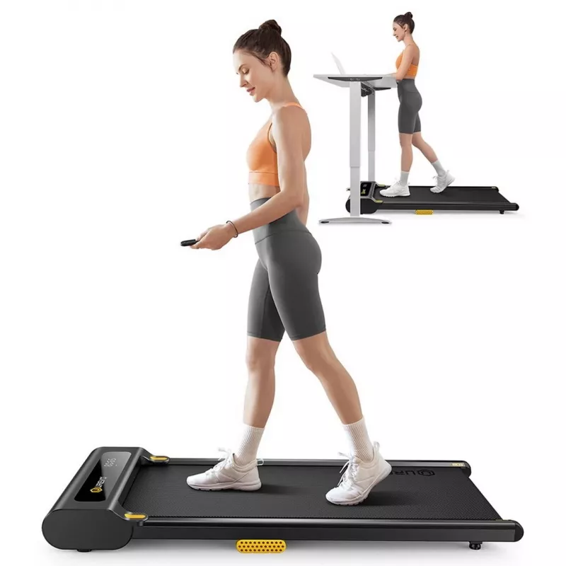Laufband UREVO Spacewalk SP 1 Lite URTM022 — max. Geschwindigkeit 6 km/h, min. Geschwindigkeit 0,96 km/h, max. Benutzergewicht 120 kg, Lauffläche 400×1024 mm, LED-Anzeige