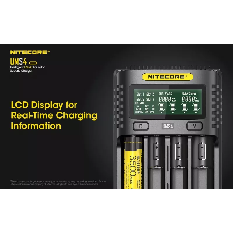 Ladegerät Nitecore UMS4