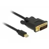Videokabeladapter DeLOCK 83990 Mini DisplayPort auf DVI-D 3m