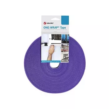 Klettband Kabelband Velcro 25 m x 20 mm Endlosrolle – Lila
