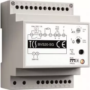 TCS BVS20-SG - Netzteil - Grau - Weiß - Kunststoff - 0 - 40 °C - CE - 72 mm