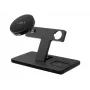 Fixed | MagPowerstation 3-in-1 kabellose Ladestation mit MagSafe-Halterung | FIXMPOS-BK | Schwarz