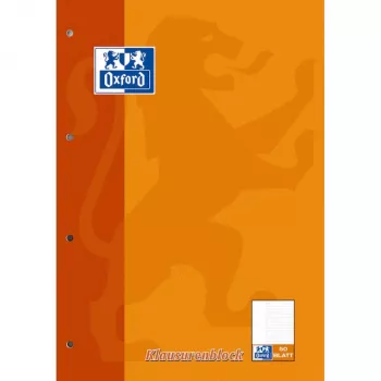 Schreibheft Oxford 100061261 A4 Orange 90 g/m²