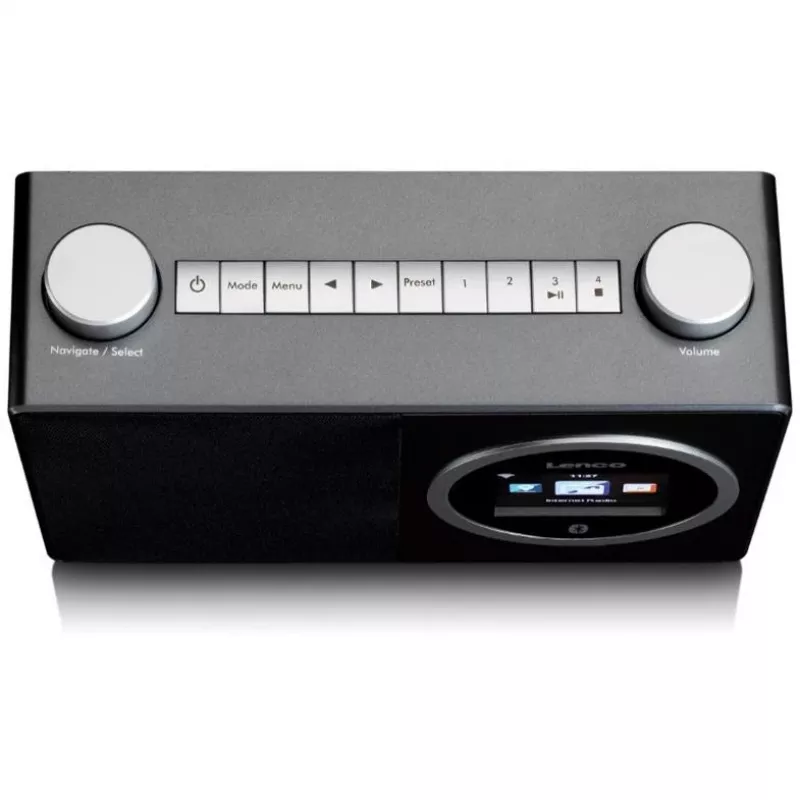 Lenco DIR-70 - Netzwerk-Audio-Player - 3 Watt (Gesamt) - Schwarz (DIR-70BK)