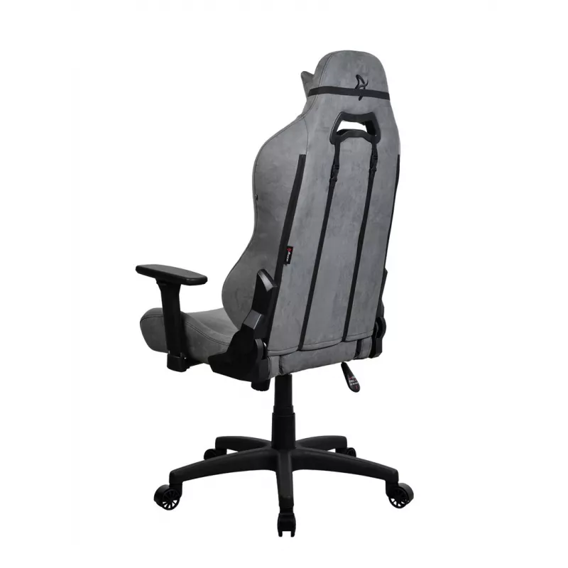 Gaming-Stuhl Arozzi Torretta SuperSoft Anthrazit – ergonomisches Design, verstellbare Armlehnen, neigbare Rückenlehne