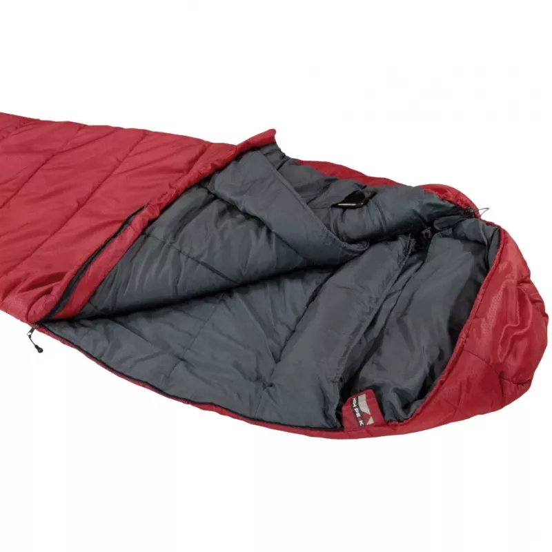 Schlafsack Redwood -3 (dunkelrot/Grau)
