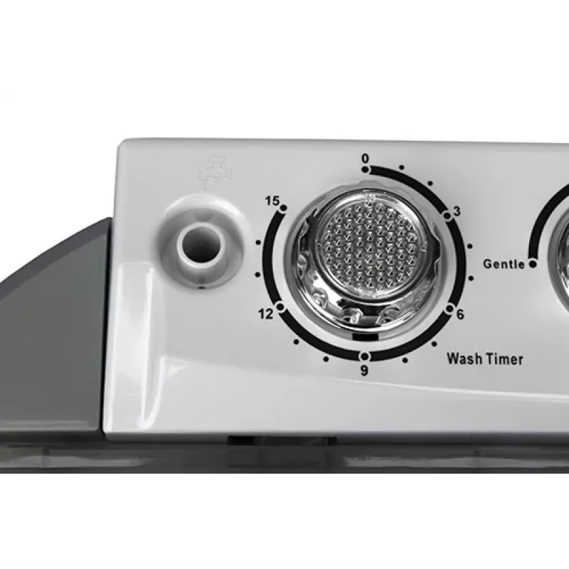 Camry Premium CR 8052 Waschmaschine Toplader 3 kg Grau, Weiß