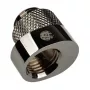 BitsPower X-Cross Adapter G1/4 Zoll Außengewinde auf G1/4 Zoll Innengewinde, 5 mm Versatz, glänzend schwarz
