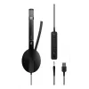 EPOS ADAPT 165T USB II Headset Kabelgebunden Kopfbügel Büro/Callcenter USB Typ-A Schwarz