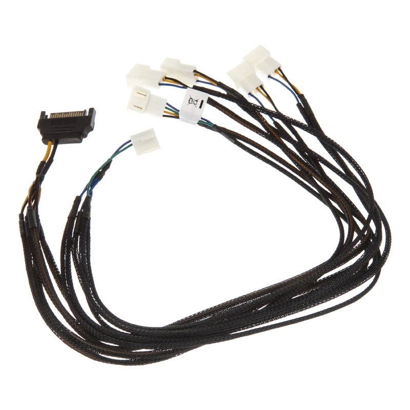 Akasa Flexa FP5S PWM Verteilerkabel (5 Lüfter) - gesleevt, 45 cm (AK-CBFA07-45)
