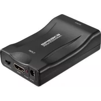 SpeaKa Professional AV-Konverter SP-9430148 [HDMI - SCART] 1920 x 1080 Pixel (SP-9430148)