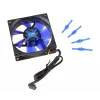 Fan Noiseblocker SchwarzSilentFan X2 8 cm 1800 U/min 45 m³/h Schwarz