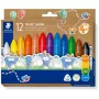 Wachsmalstifte Staedtler Noris Jumbo — 12 Farben, ungiftig, Jumbo-Größe