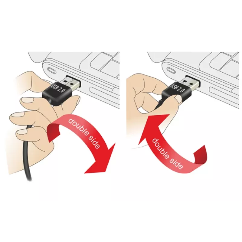 USB-Kabel DeLOCK 2m USB 2.0 A - B m/m