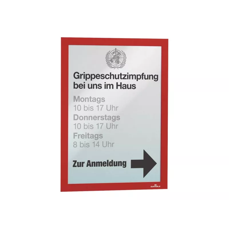 Magnetrahmen A4 Durable 4872-03 Rot